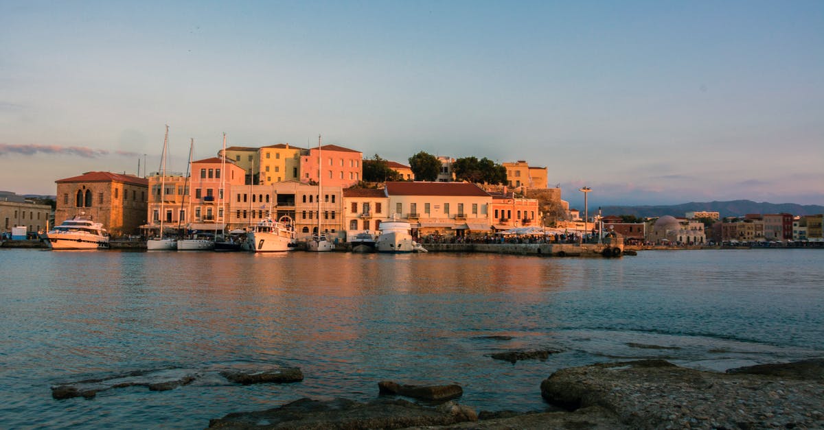 Chania port to Chania city - The Old Venetian Port of Chania Greece