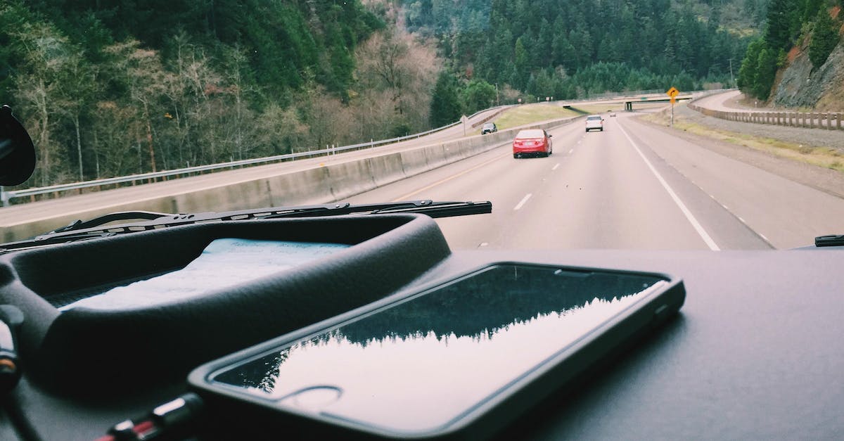 Charge iPhone in Europe - Iphone on Vehicle Dashboard