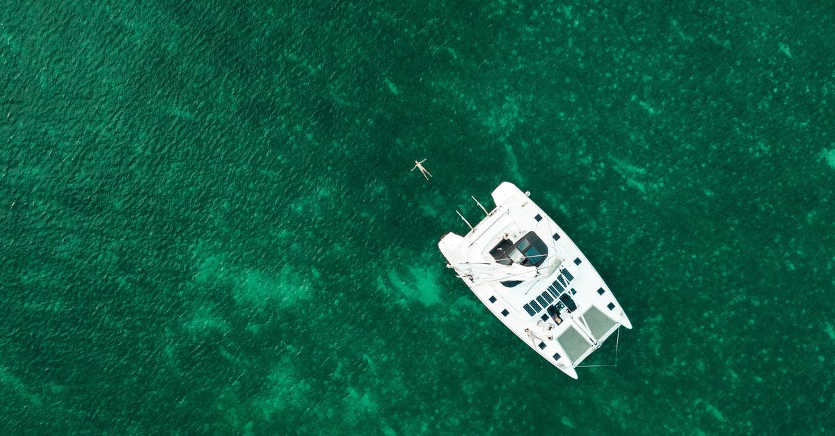 Cheapest destination for a white Christmas starting from Sydney? - Modern boat floating in emerald water of clear sea