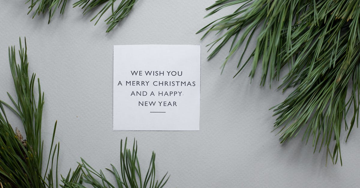 Cheapest destination for a white Christmas starting from Sydney? - White card with holiday inscription