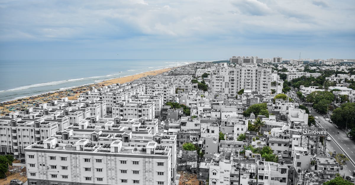 Chennai (India) to Raleigh-Durham (USA) baggage booking - Cloudy Sky above Buildings Near Marina Beach