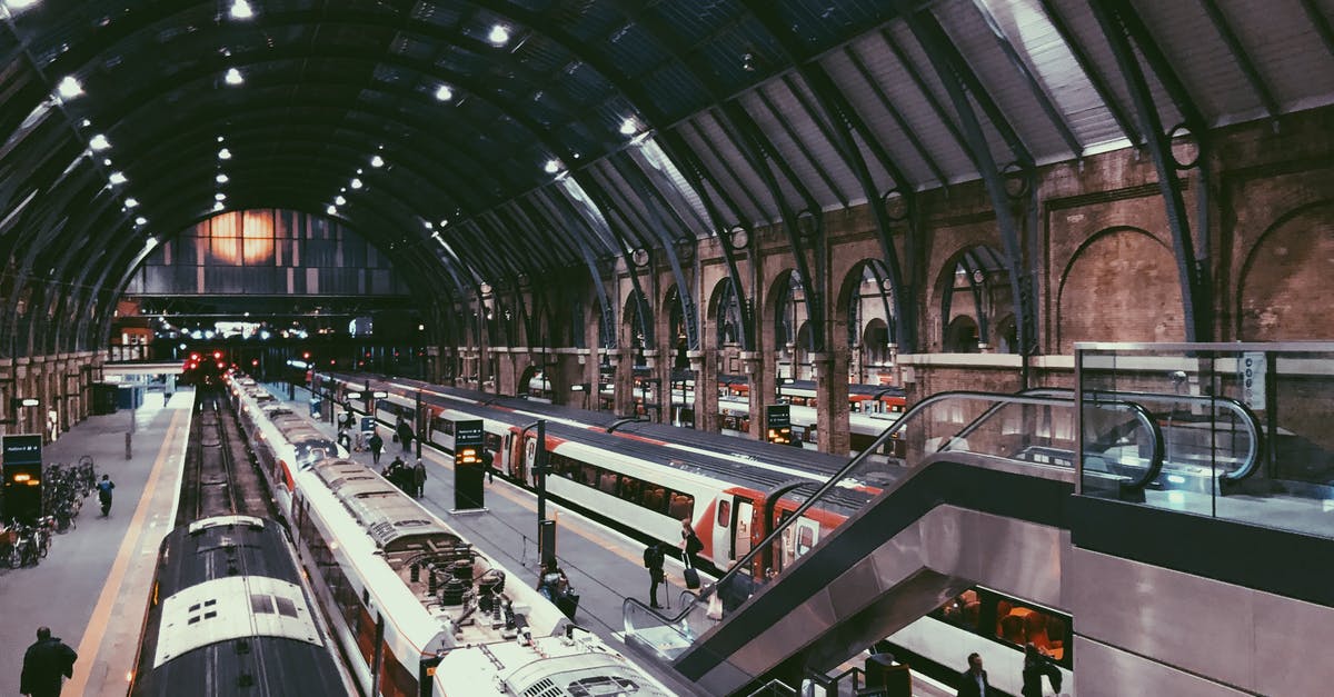 Children joining train later UK - People Walking Inside a Train Station