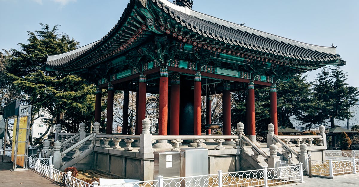 Chinese Passport Holder Transit in South Korea - Gazebo Near Trees during Day