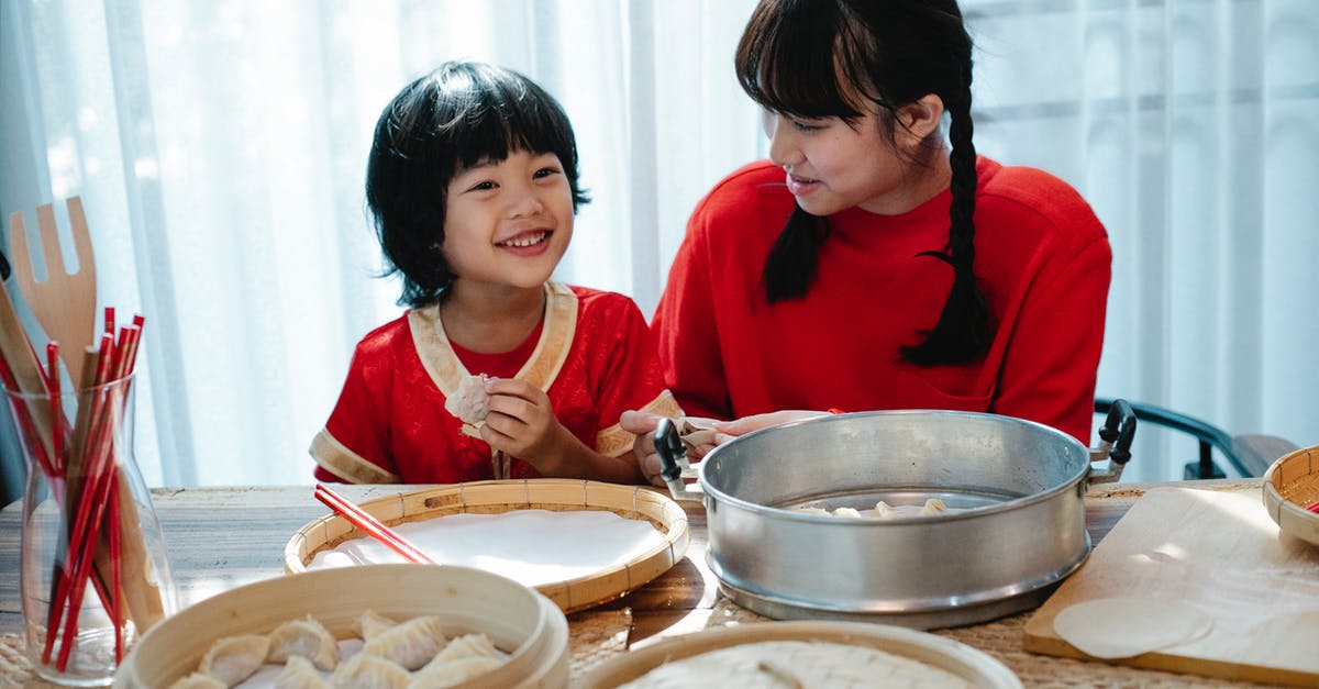 Chinese visiting England, have Schengen visa - Siblings Learning How to Make Dumplings