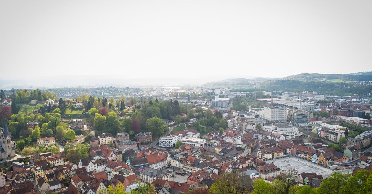 City centre of Lucerne in Google map - Free stock photo of aerial, angle, arcadian