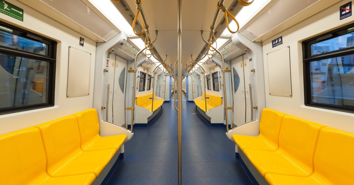 City trip planner tool - Empty Subway Train