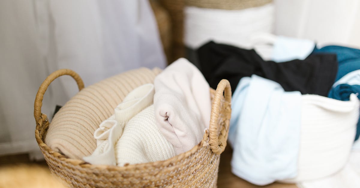 Clothing in Jordan - White Textile on Brown Woven Basket