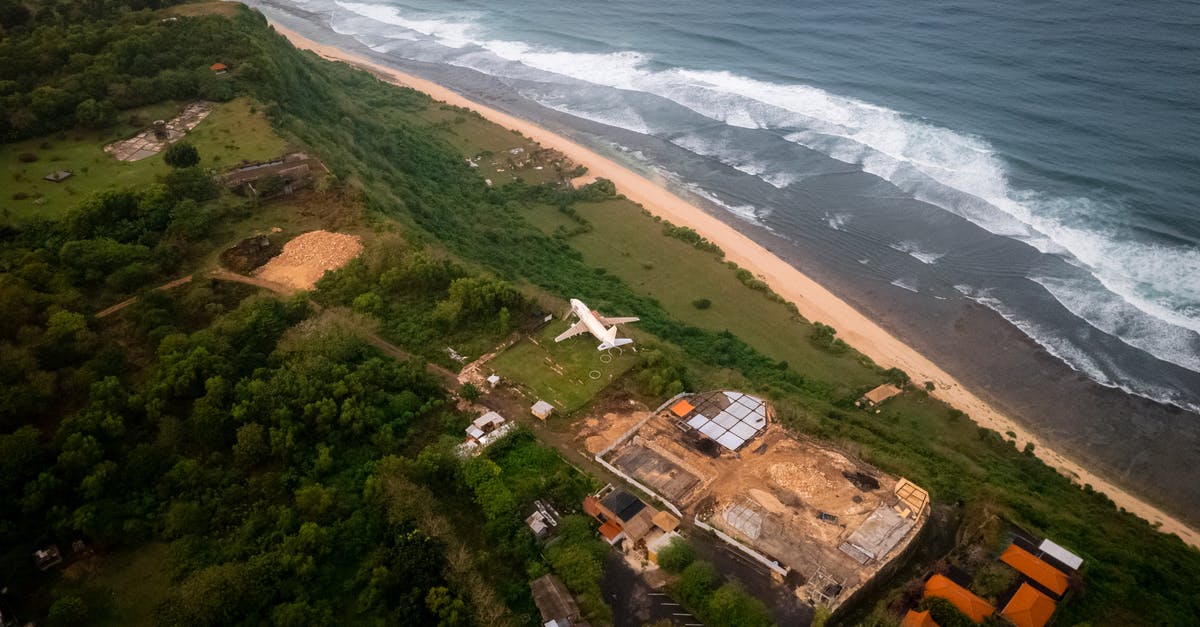 Combining plane tickets - Drone over plane