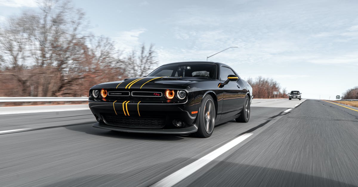 Concerns with long-distance driving - Black Dodge Challenger Coupe