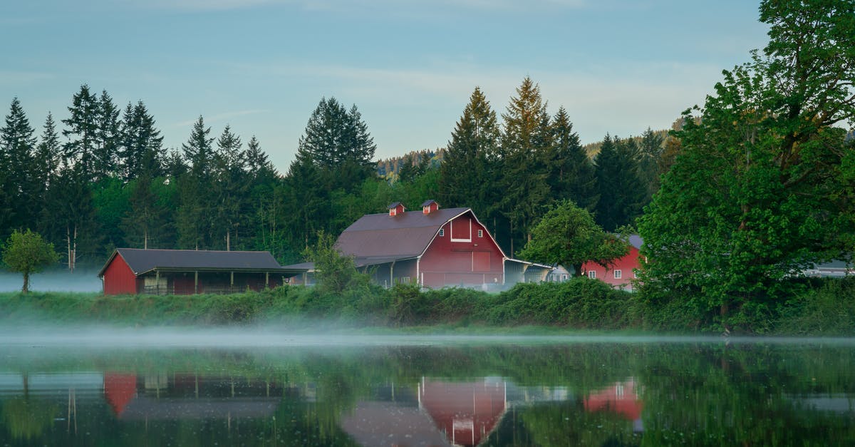 Confused about Ryanair cabin bag policy - Brown and White Wooden House Near Green Trees and Lake Under White Clouds and Blue Sky