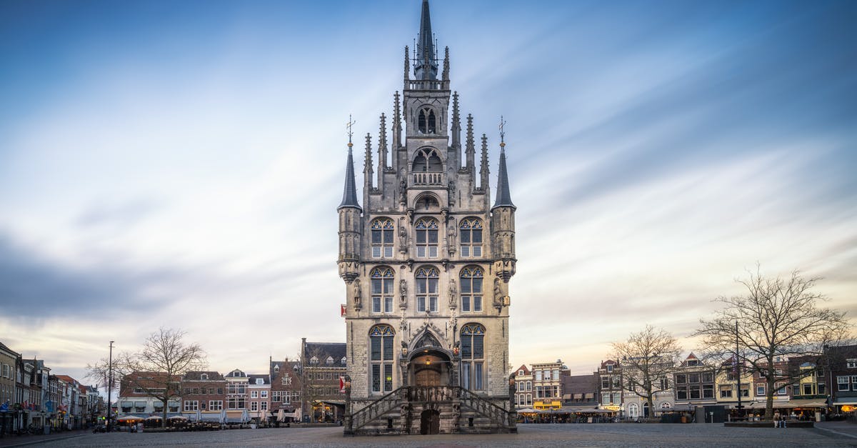 Confusion regarding the application of Netherlands Short Stay Visa - Cityhall of Gouda in the goldenhour in South Holland the Netherlands