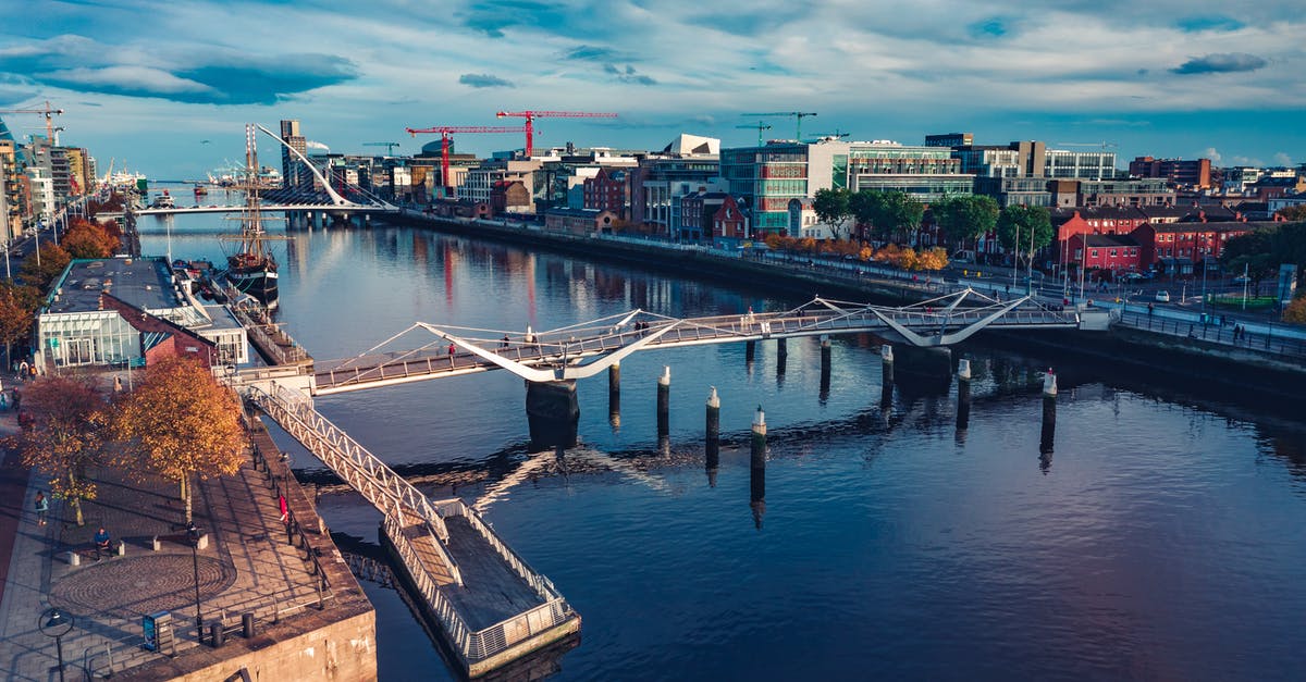 Connecting in Dublin, Ireland - Bridge Under The Blue Sky