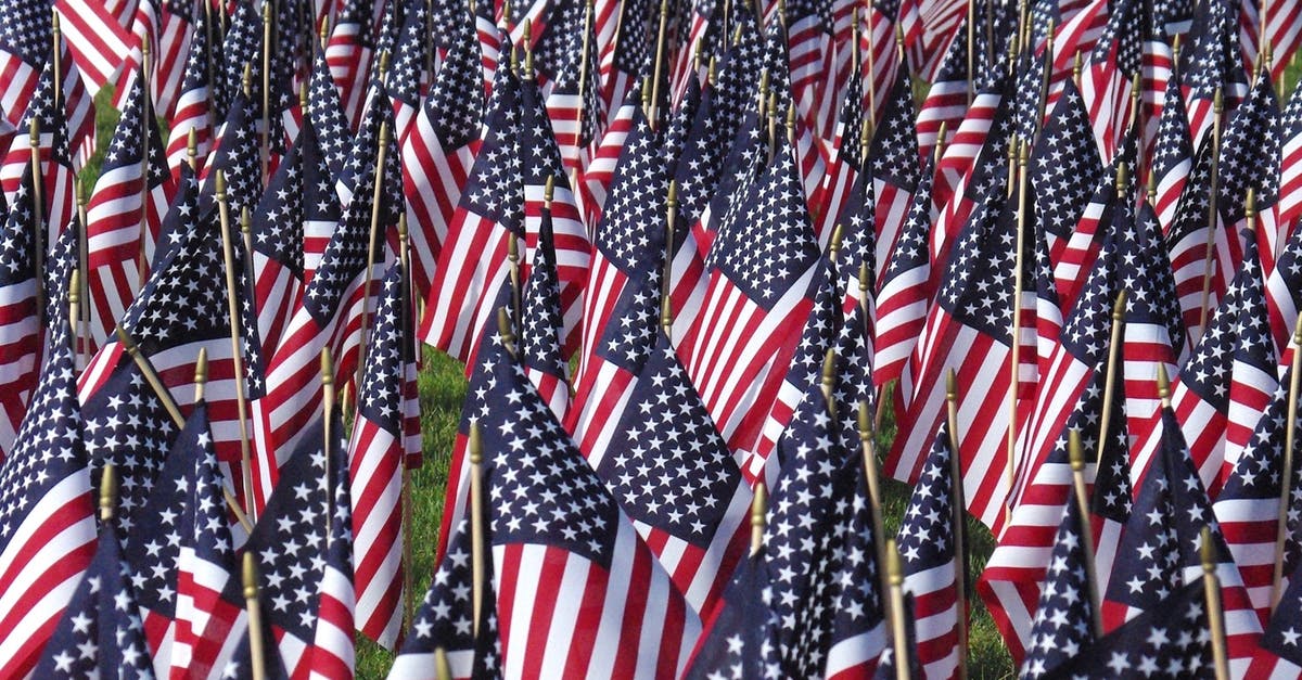 Consequence of overstaying US visa - Us a Flags on Brown Wooden Pole