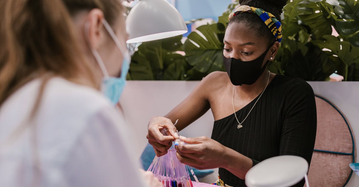 Cost-effective choices for lounges at Tallinn, Oslo, Helsinki airports? - Woman in Black Tank Top and Black Mask Holding Purple Textile