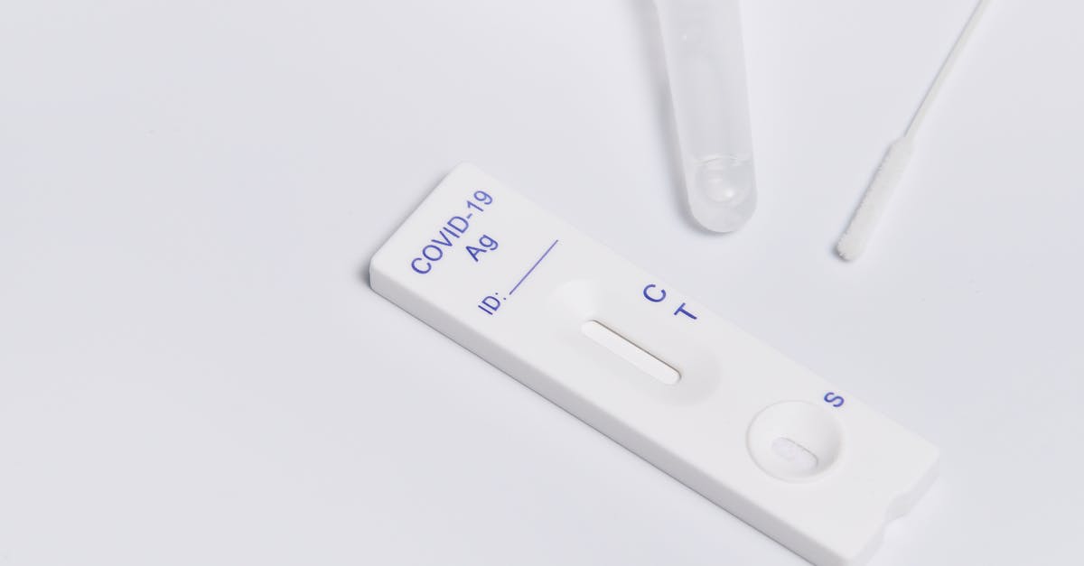 Covid19 rapid antigen test in Sweden for foreigners - Rapid Antigen Test on a White Surface