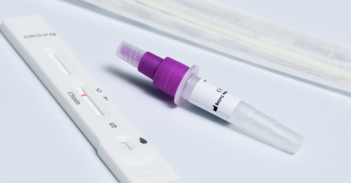 Covid19 rapid antigen test in Sweden for foreigners - Rapid Antigen Test Kit on a Flat White Surface