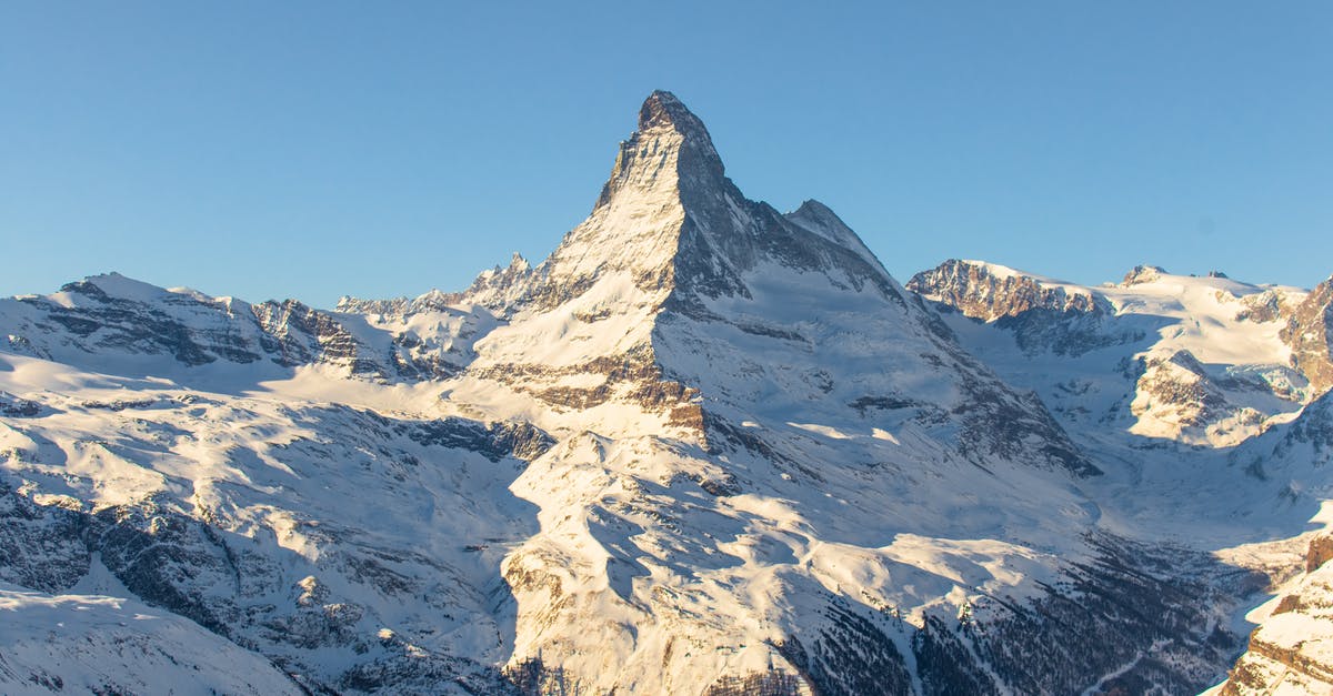 Covid certificate for entry from Switzerland to Italy - The Matterhorn Mountain in the Alps