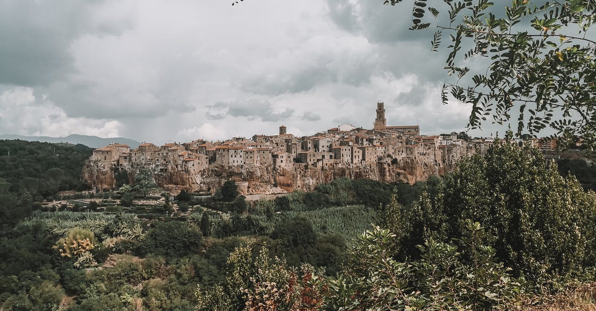 Criminal- traveling history - View of a Historical Town