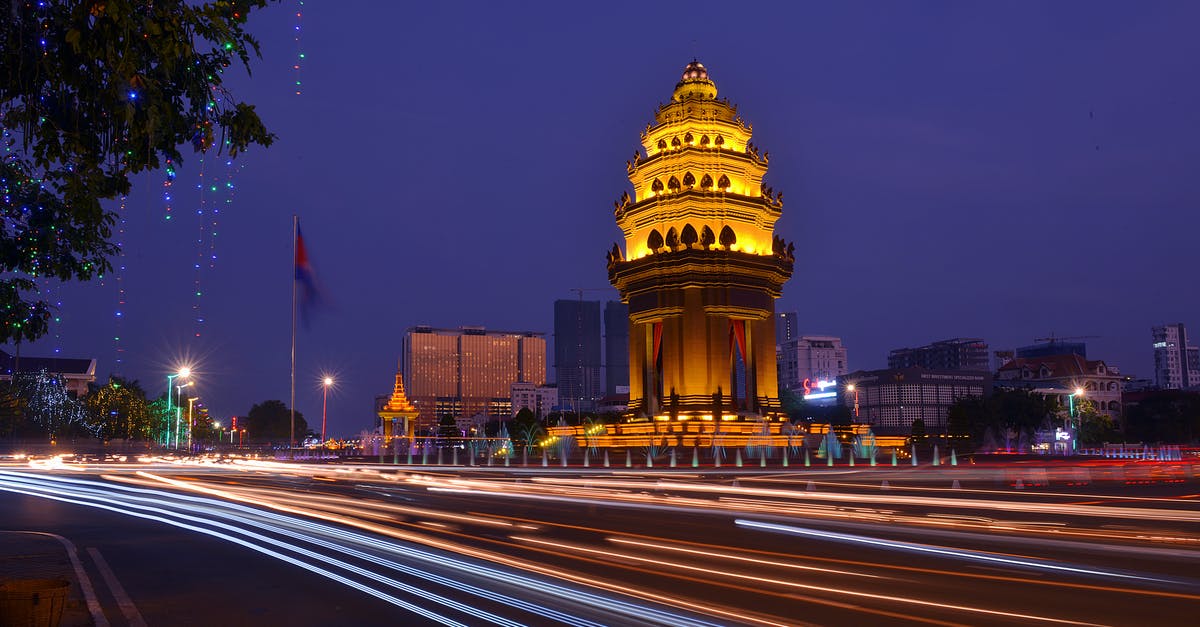 Crossing border from Phnom Penh, Cambodia to Tay Ninh, Vietnam - Photo Of City During Evening