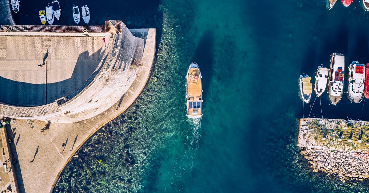 Crossing sea border between Montenegro and Croatia - Sailing Boat