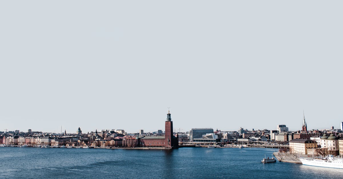 Crossing sea border between Poland and Sweden - City View Photography