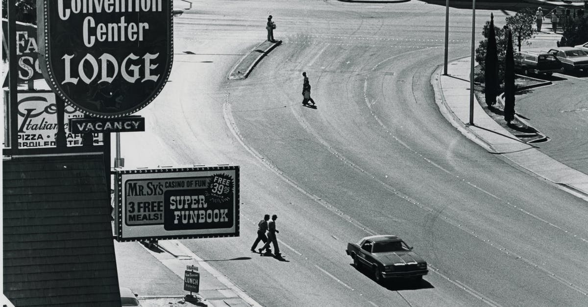 Crossing the Austria-Czech border in a hire car - Convention Center Lodge, Las Vegas, 1980