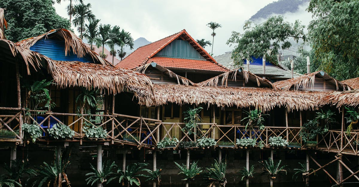 Cruising to Vietnam - Brown Wooden House on Water