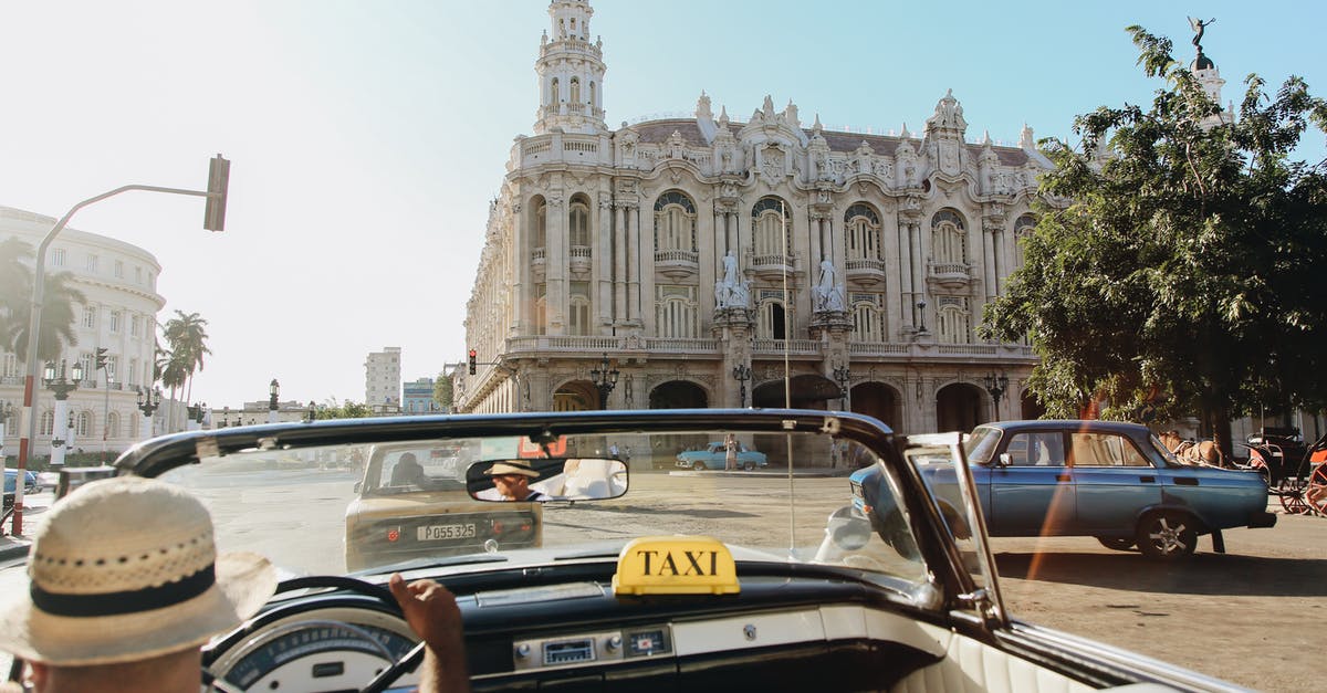 Cuba 'taxi colectivo' - availability and prices? - Convertible Taxi in City