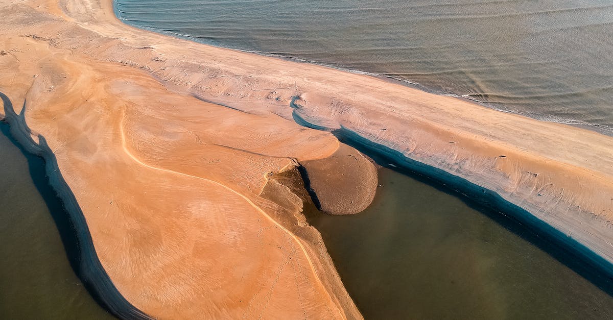 Curonian Spit and Kaliningrad - Sandy shore with calm water surface