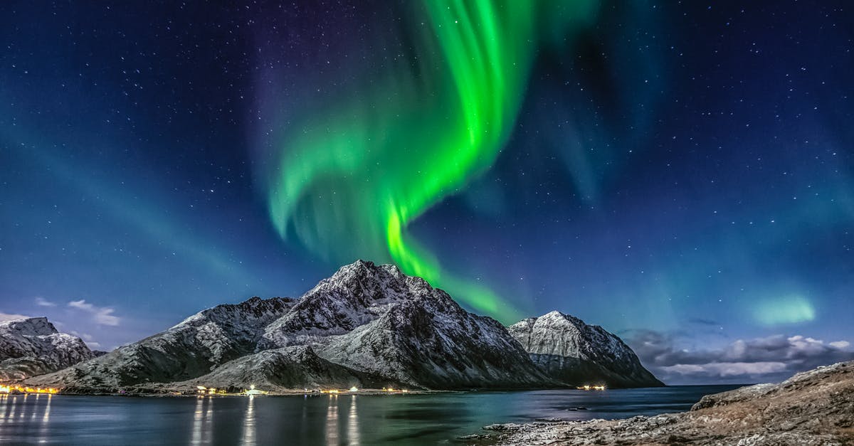 Currency restrictions on entry/exit to Norway - Green and Blue Aurora Lights