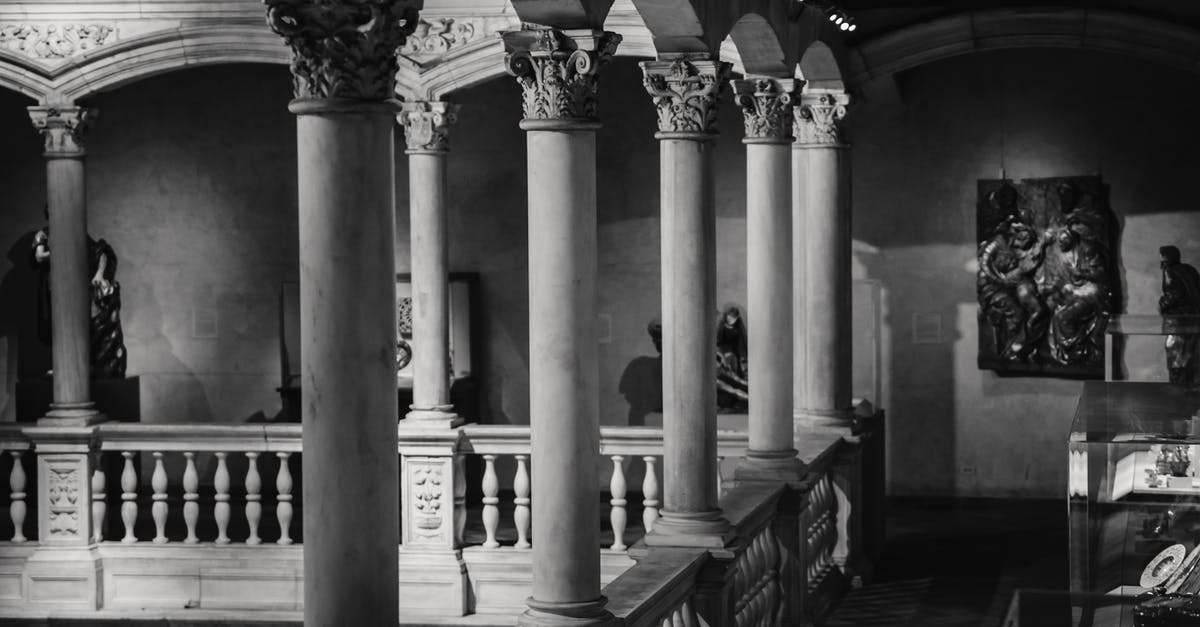 Daisetsuzan Grand Traverse in Hokkaido [closed] - Interior of palace hall with columns and stucco work