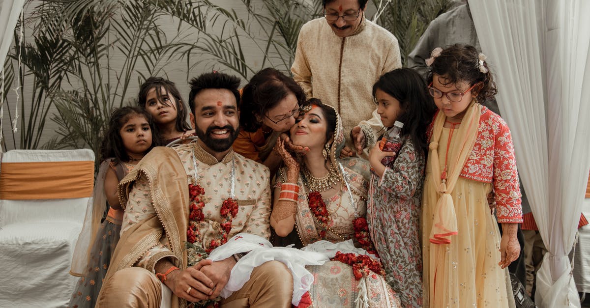 Damaged Indian passport - A Family Together for a Wedding Ceremony