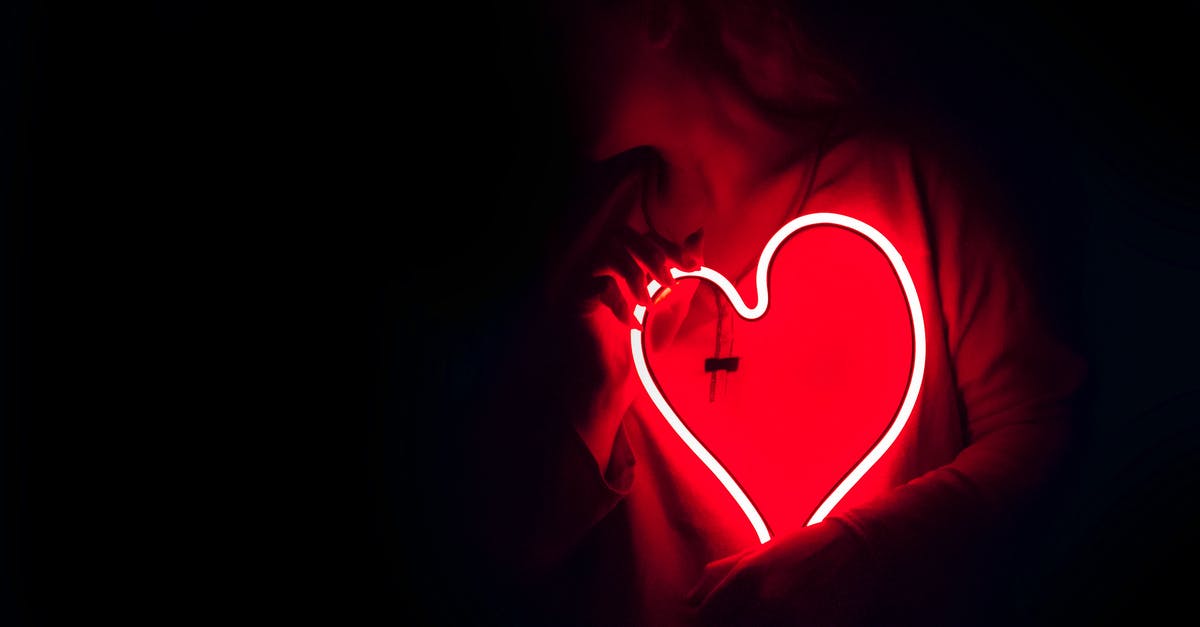 Dark Days in Scandinavia - Heart-shaped Red Neon Signage