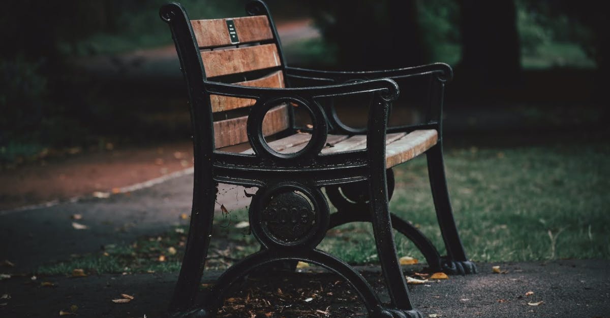 DB bahn seat reservation - A Bench in a Park