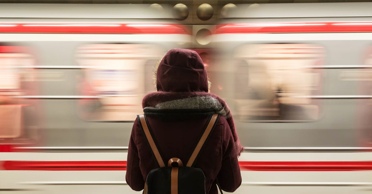 DC Metro Safetrack surge #6 - Standing Woman Facing a Speeding Train