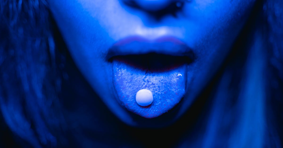 Declaring illegal substances at customs - what would happen? - A Drug Tablet on a Person Mouth