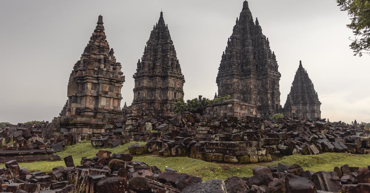 Definition of "first embarkation point" for trip to Indonesia - Amazing old Hindu temple complex in archaeological park