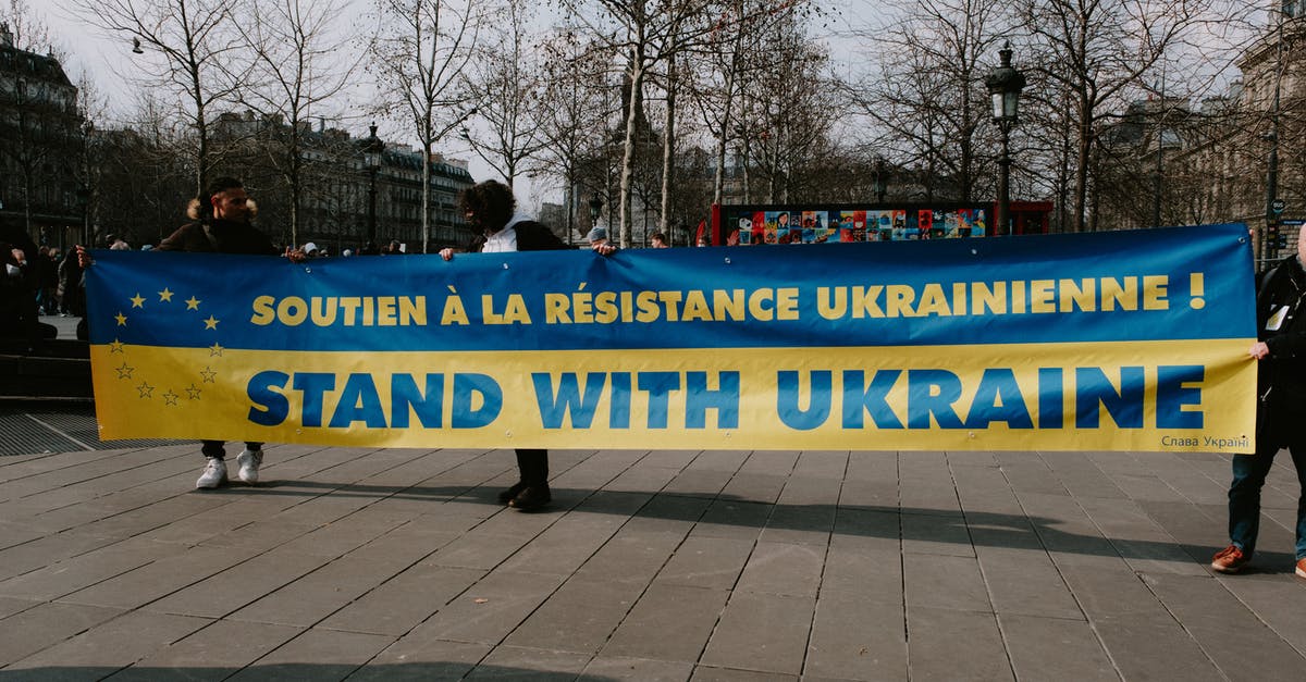 Denial of entry - declare or not declare? - Banner with Declaration of Solidarity with Ukraine