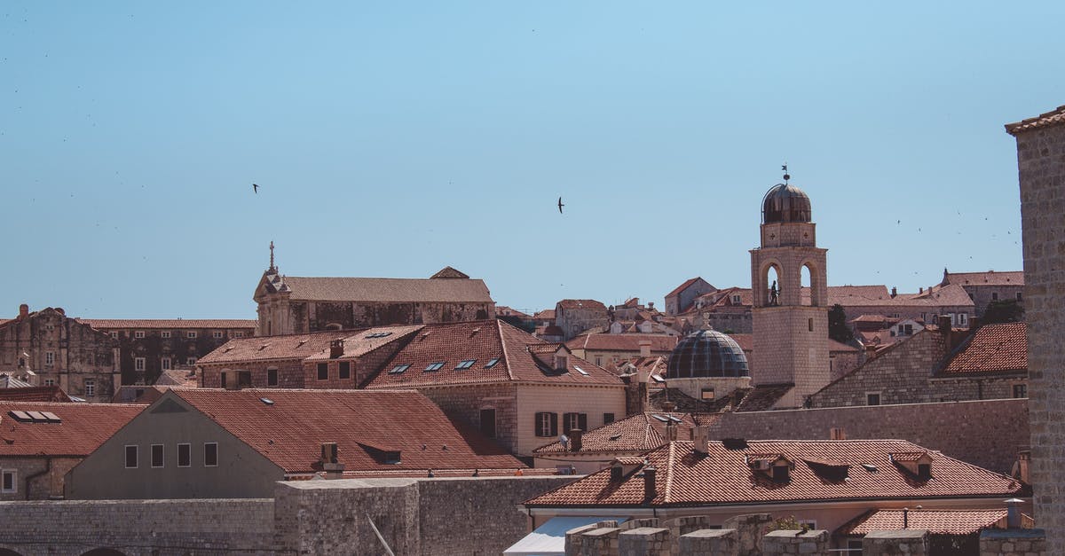 Denied croatia impact on my travel to spain [duplicate] - Old Building Cityscape of Dubrovnik Croatia