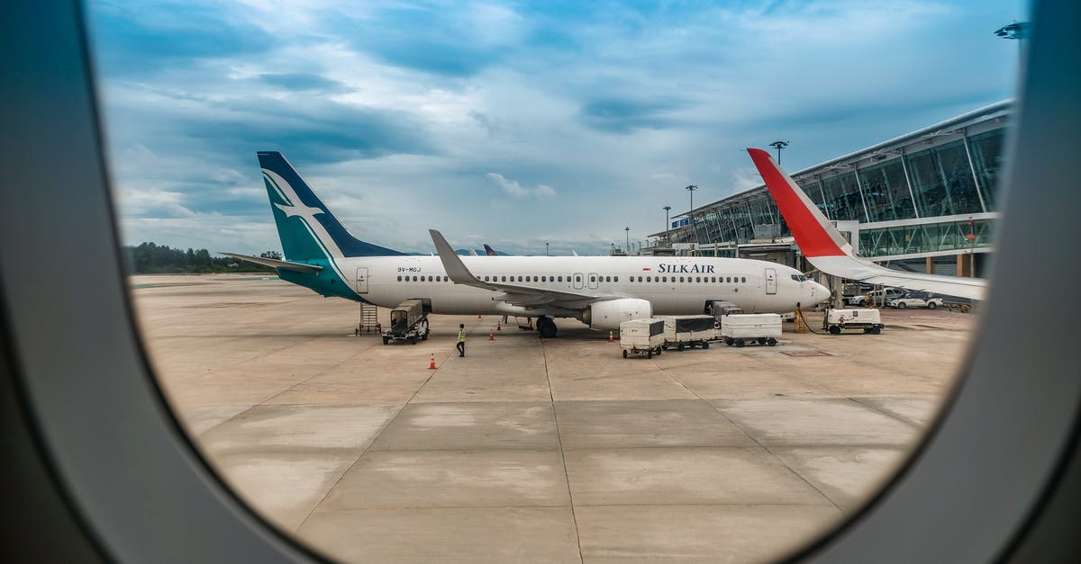 Detained in Canadian airport - View from the plane window