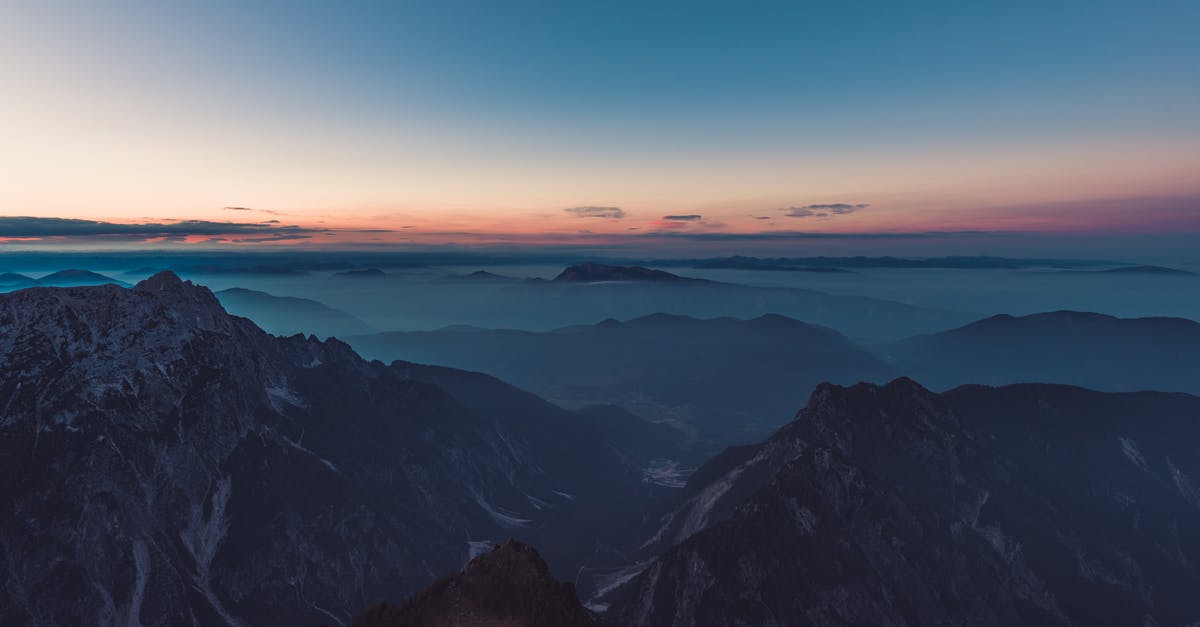 Deutsche Bahn - Quer-durchs-Land-Ticket and ICE - Aerial Photography of Mountains