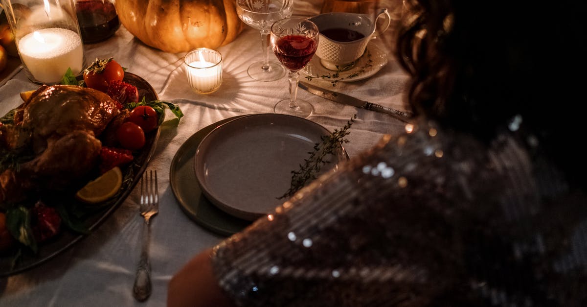 Dinner at the Folkestone and Calais Eurotunnel terminals - Black Ceramic Plate on Table