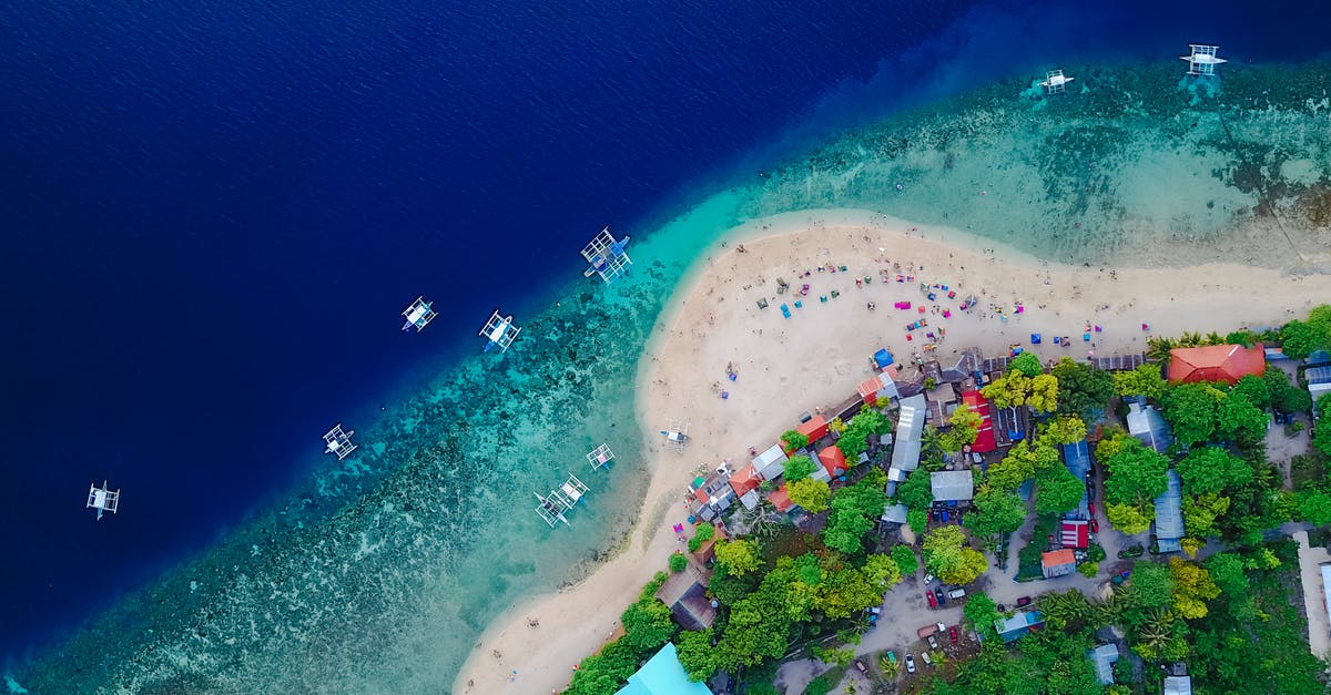 Do beaches / beach resorts in Cebu employ lifeguards? - Aerial View of a Shore and Body of Water