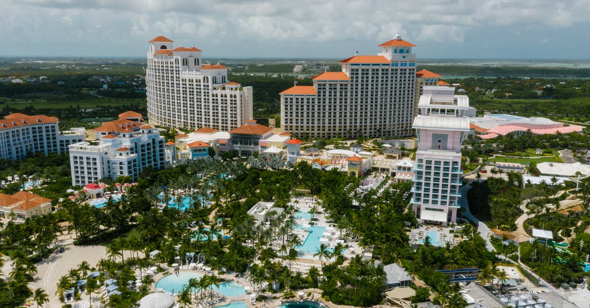 Do hotels in general expect that guests will take the toiletries provided with them? - Aerial Shot of the Baha Mar Resort in Bahamas