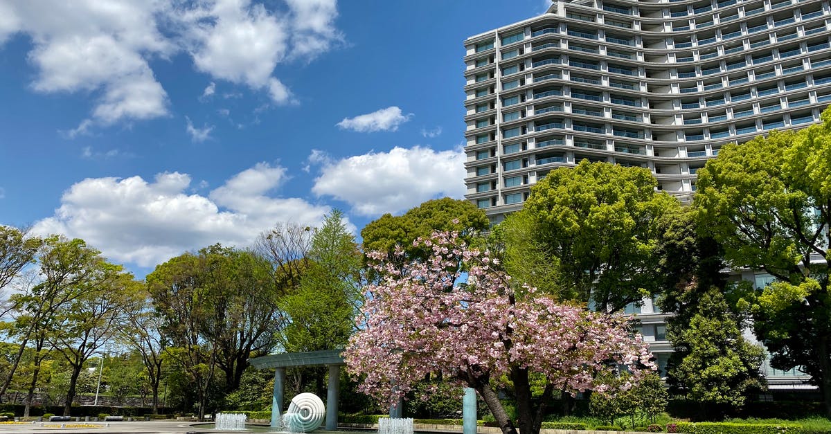 Do hotels in Japan always have manual baths in their rooms? - Green Trees Near White Concrete Building Under Blue Sky