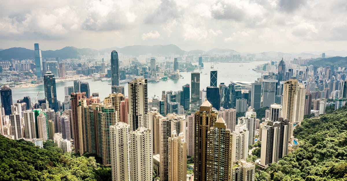 Do I need a Hong Kong transit visa? - Aerial Shot of Hong Kong