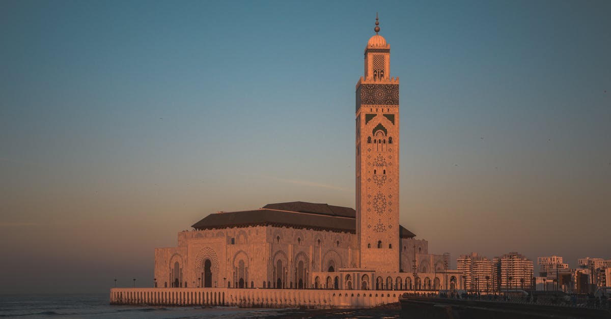 Do I need a transit visa for Morocco (Casablanca) and Guinea-Bissau for a short layover? - Architectural Photography of Hassan II Mosque
