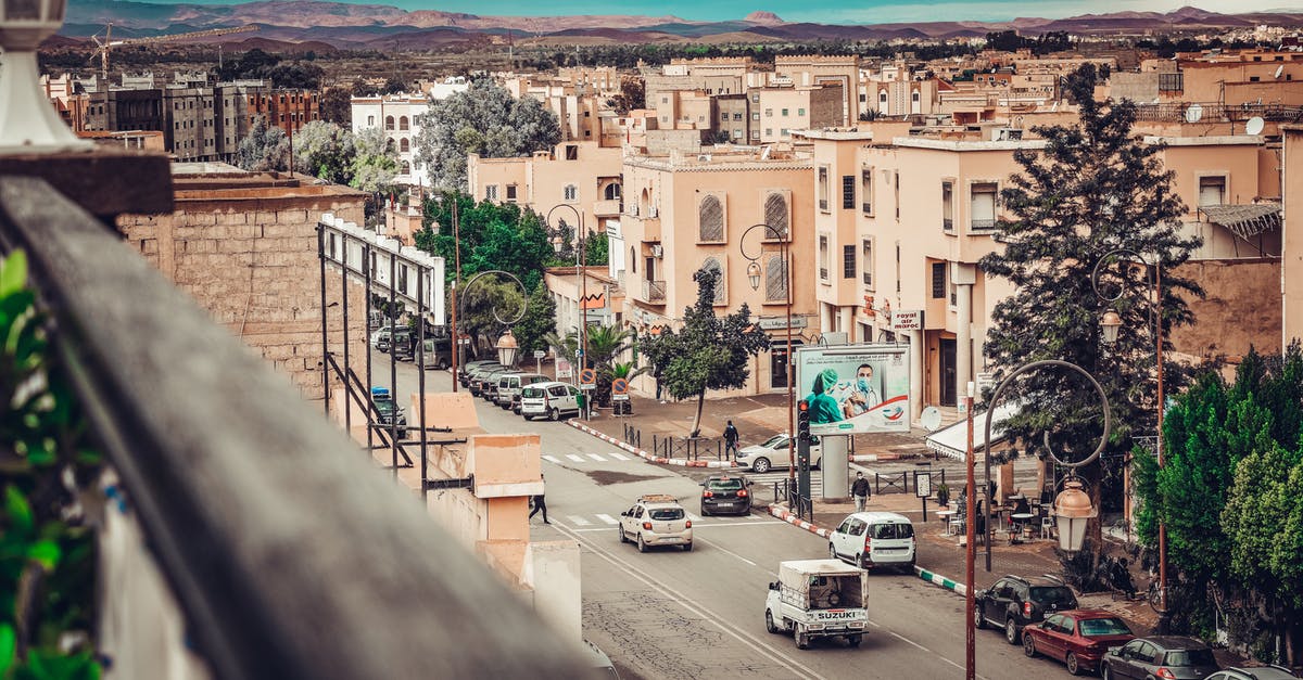 Do I need a transit visa to morocco - Cars Parked on Side of the Road Near Buildings