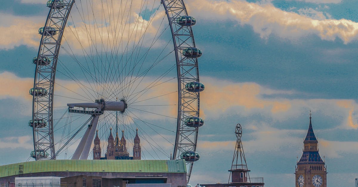 Do I need to get a transit visa to explore London during a layover? - London Eye and Big Ben Tower Photo