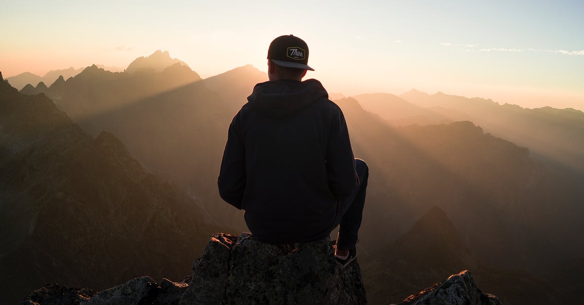 Do I need to make a reservation in a mountain hut in Slovakia in the Tatra mountains? - Man Sitting on the Mountain Edge